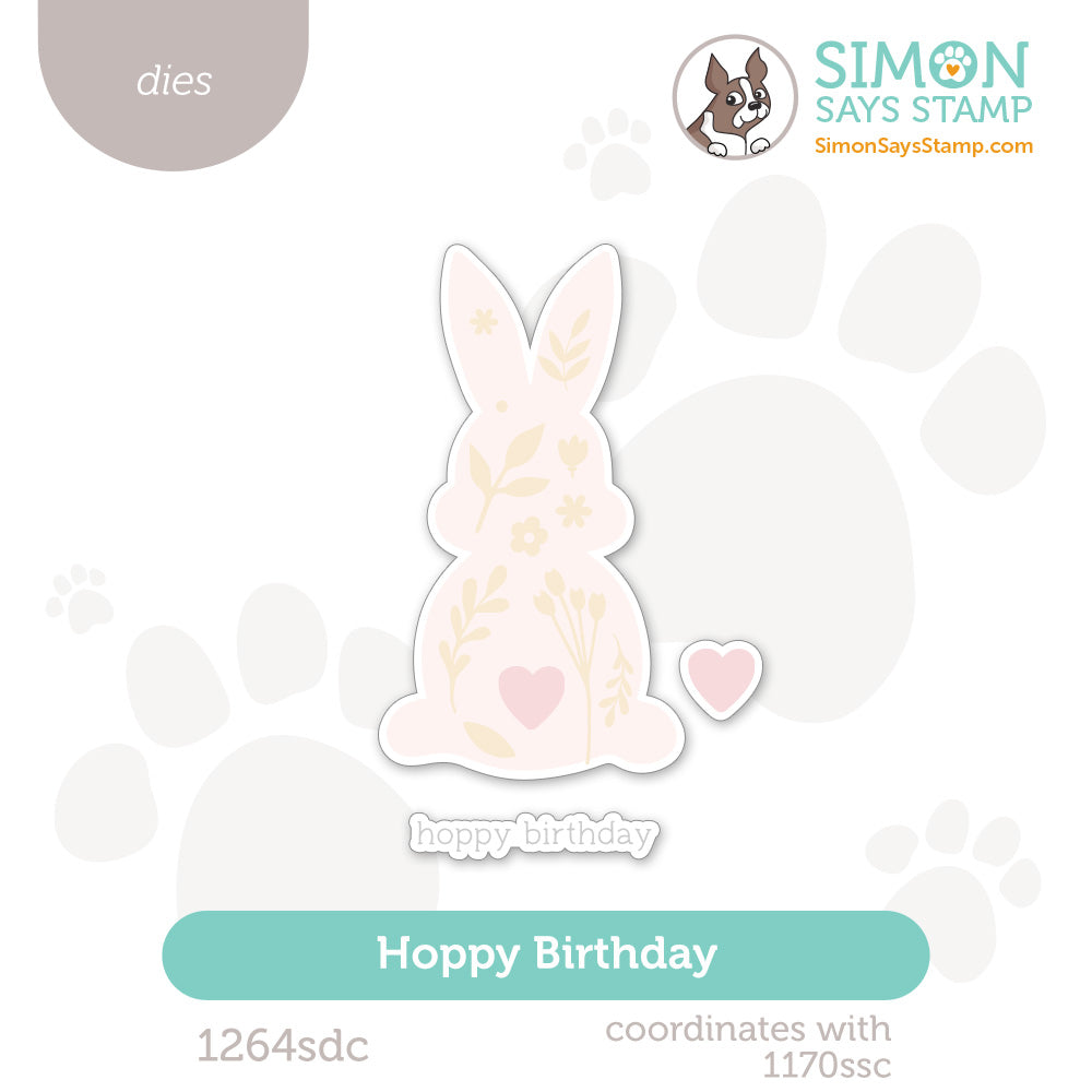 Simon Says Stamp Hoppy Birthday Wafer Dies 1264sdc Rain or Shine