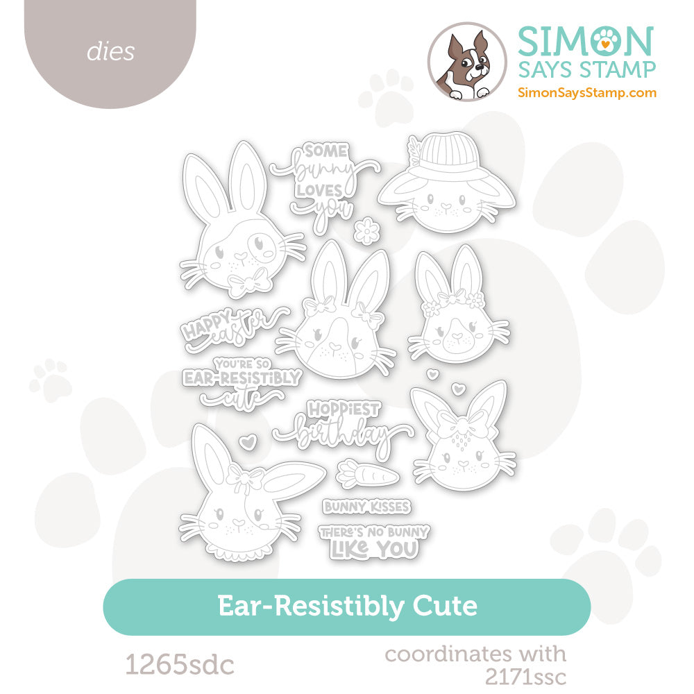Simon Says Stamp Ear-Resistibly Cute Wafer Dies 1265sdc Rain or Shine