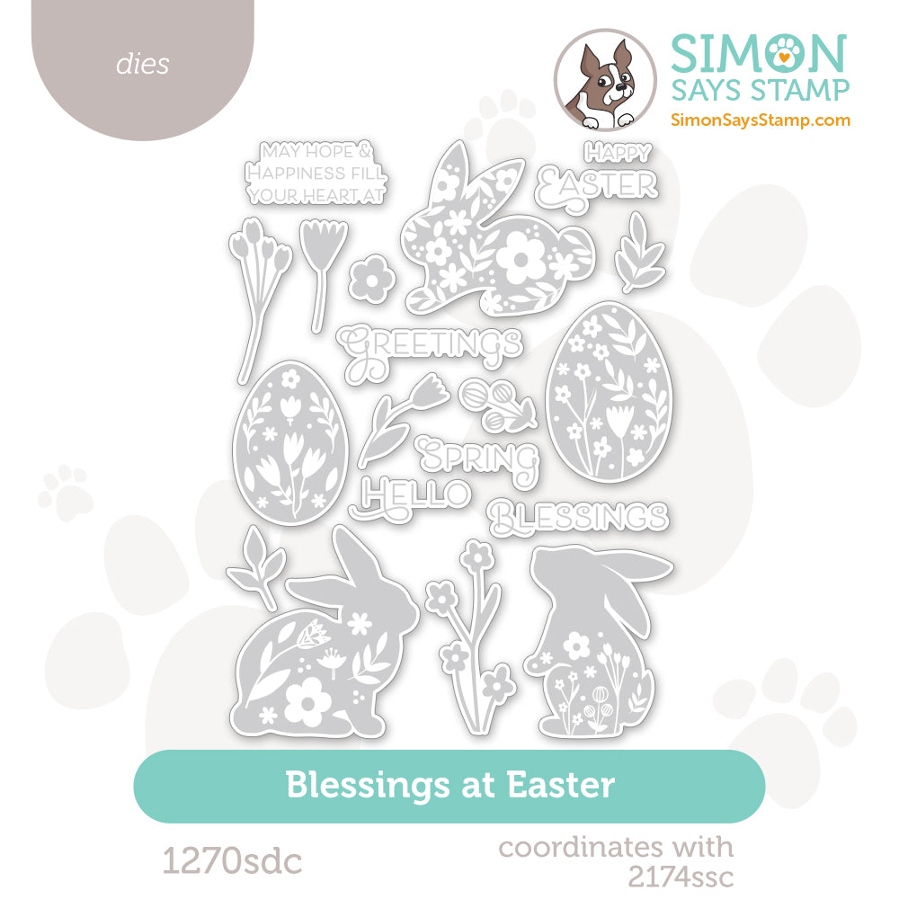 Simon Says Stamp Blessings at Easter Wafer Dies 1270sdc Favorite Things