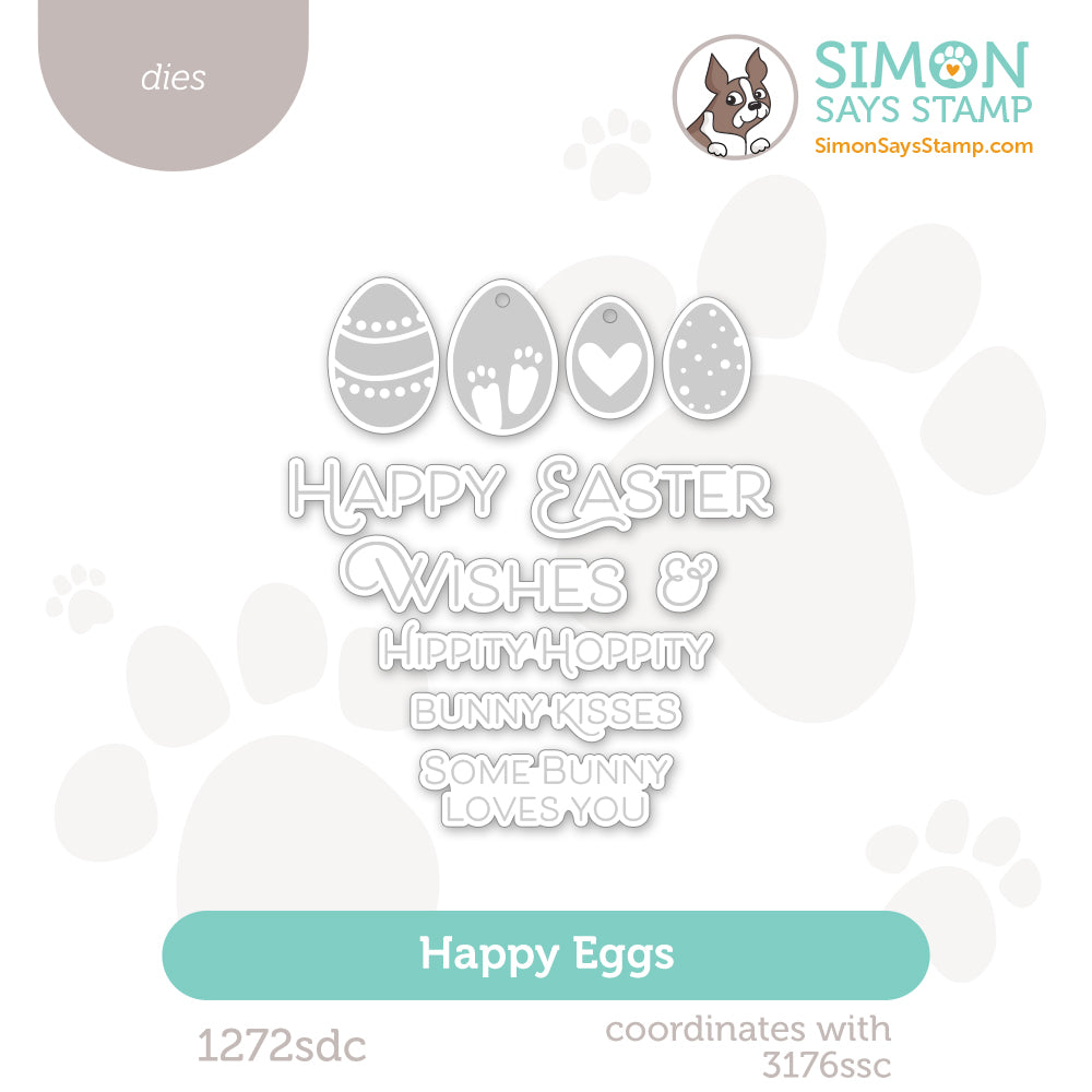 Simon Says Stamp Happy Eggs Wafer Dies 1272sdc Rain or Shine