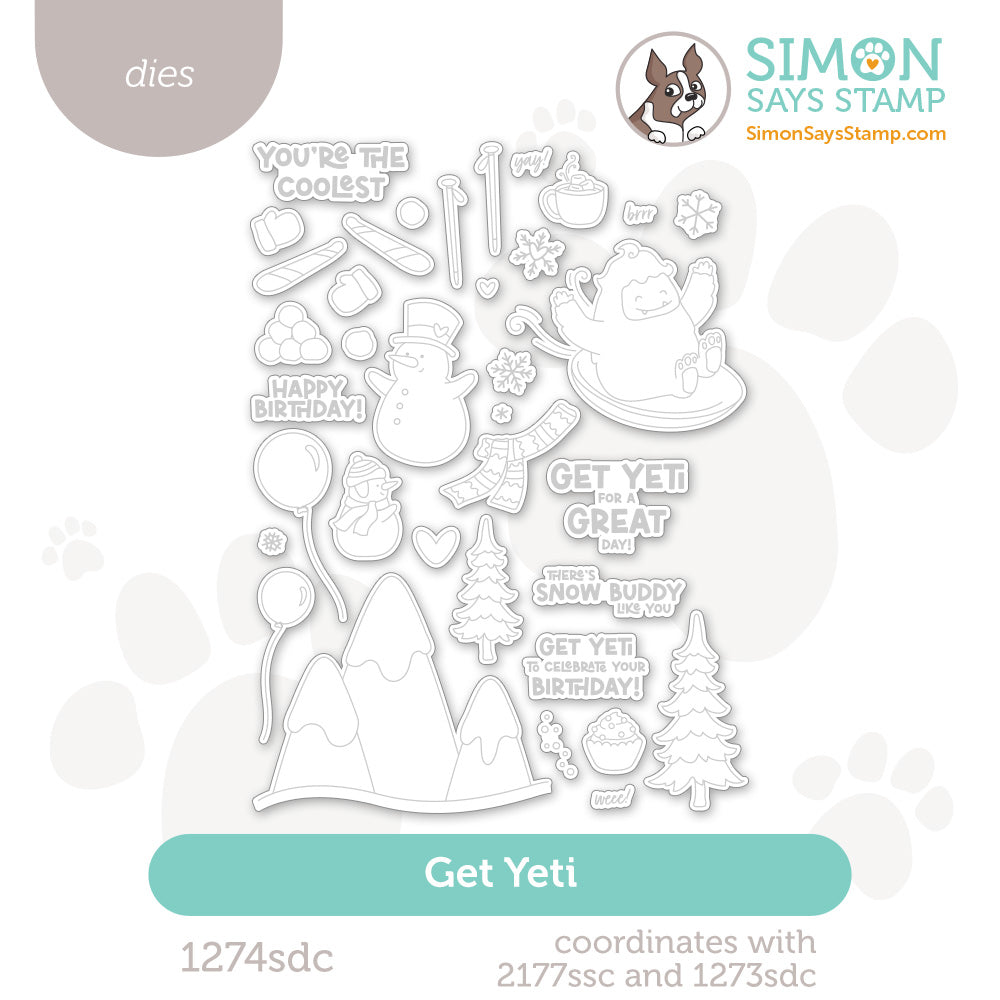 Simon Says Stamp Get Yeti Wafer Dies 1274sdc