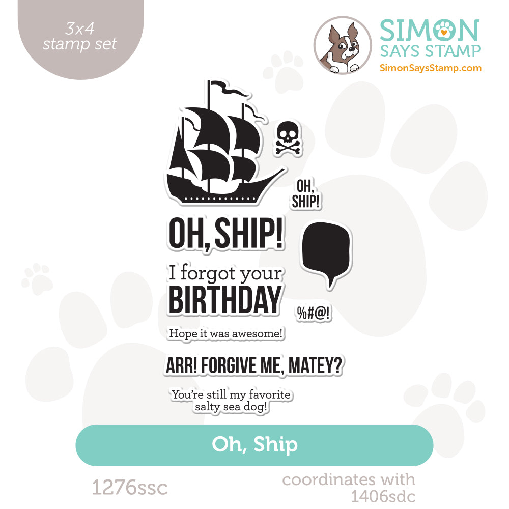 Simon Says Clear Stamps Oh Ship 1276ssc Shine On