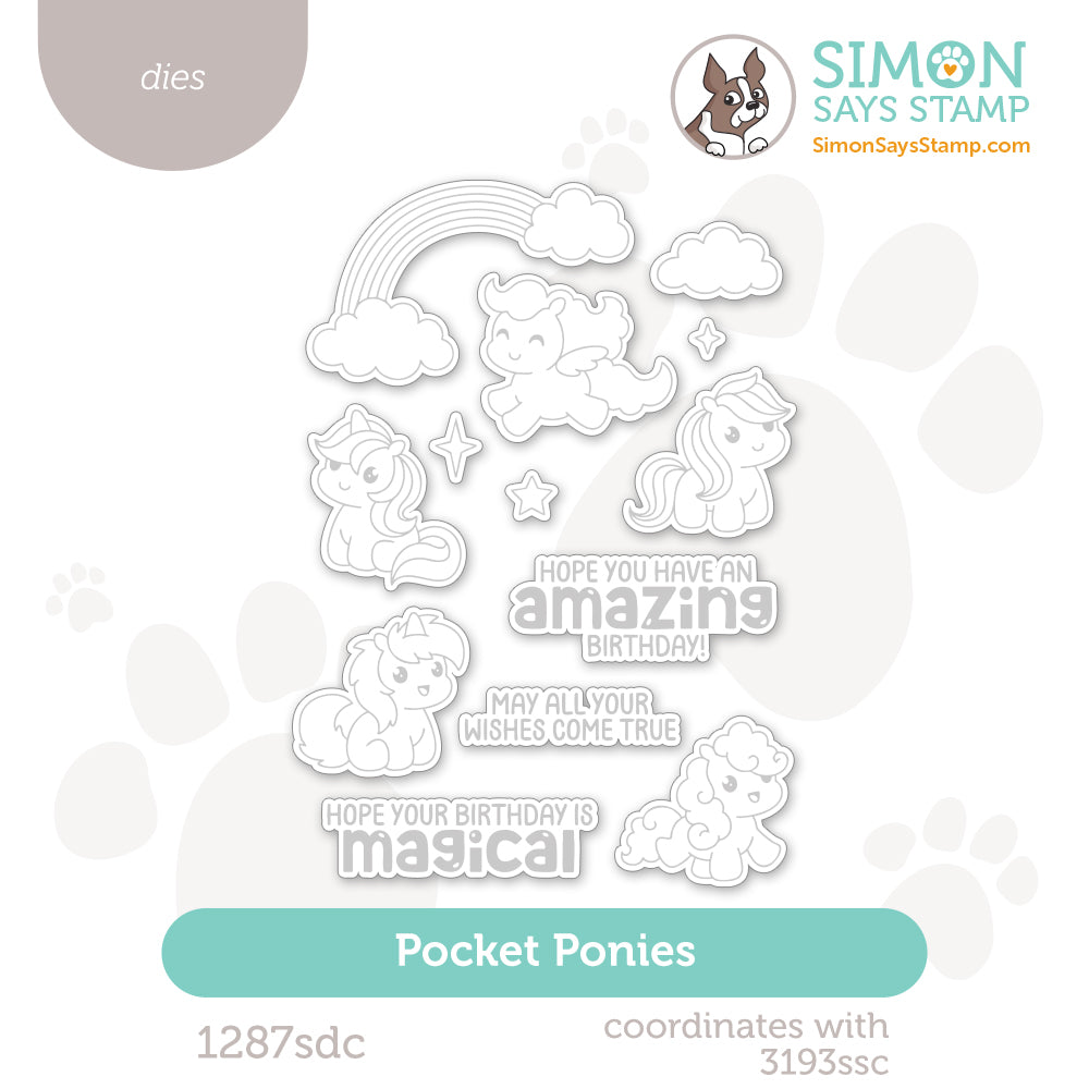 Simon Says Stamp Pocket Ponies Wafer Dies 1287sdc Friend Like You