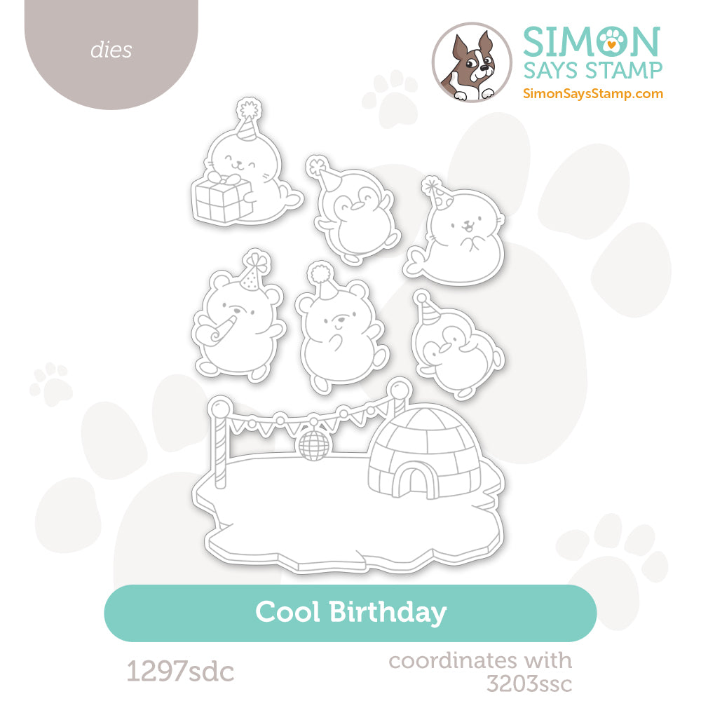 Simon Says Stamp Cool Birthday Wafer Dies 1297sdc
