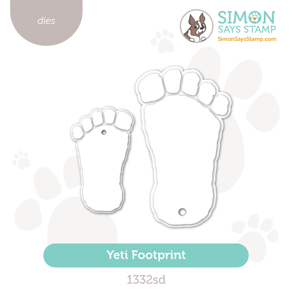 Simon Says Stamp Yeti Footprint Wafer Die 1332sd Sugar And Spice