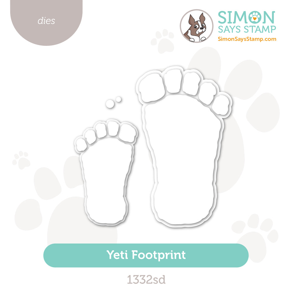 Simon Says Stamp Yeti Footprint Wafer Die 1332sd Sugar And Spice