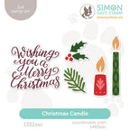 Simon Says Clear Stamps Christmas Candle 1332ssc