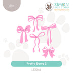 Simon Says Stamp Pretty Bows 2 Wafer Dies 1339sd STAMPtember