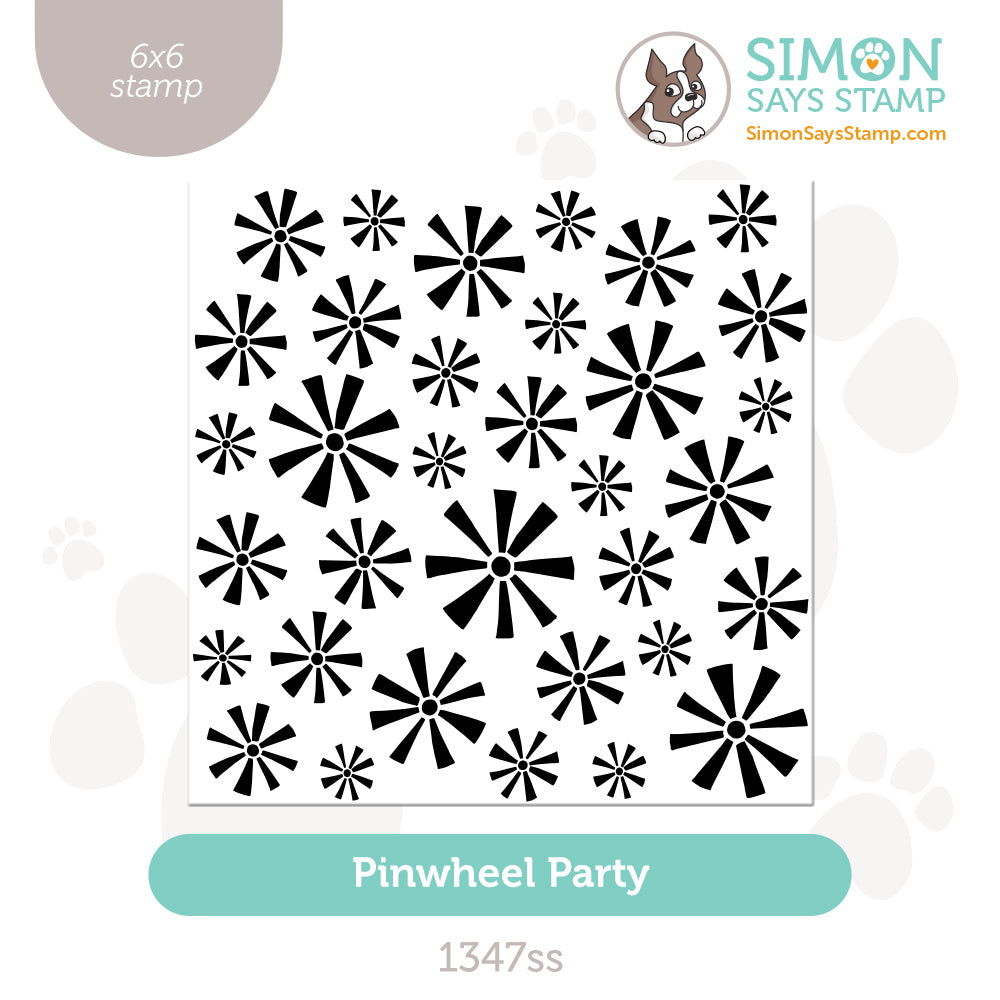 Simon Says Clear Stamp Pinwheel Party Background 1347ss Beautiful Moments