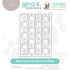 Simon Says Stamp Bold Summer Blooms Plate Wafer Die 1355sdc