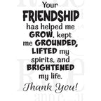 Riley And Company Funny Bones Your Friendship Has Helped Me Grow Clear Stamp rwd-1359
