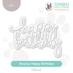 Simon Says Stamp Bouncy Happy Birthday Wafer Dies 1365sd DieCember