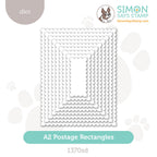 Simon Says Stamp A2 Postage Rectangles 1370sd STAMPtember