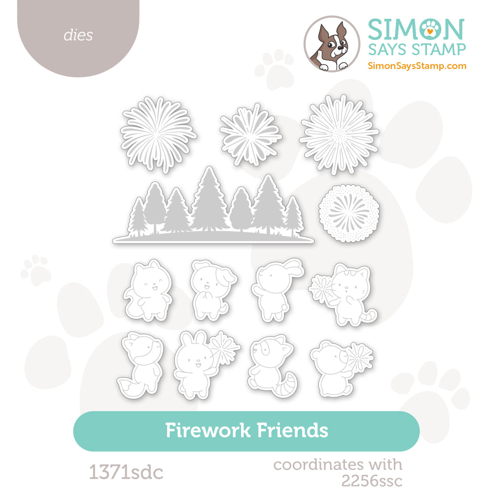 Simon Says Stamp Firework Friends Wafer Dies 1371sdc Friend Like You