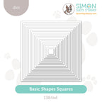 Simon Says Stamp Basic Shapes Squares Wafer Dies 1384sd DieCember