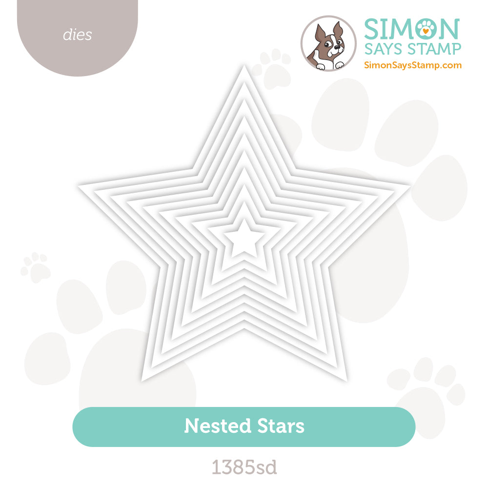 Simon Says Stamp Nested Stars Wafer Dies 1385sd And Everything Nice