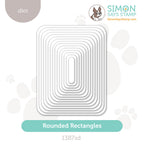 Simon Says Stamp Rounded Rectangles Wafer Dies 1387sd Always There