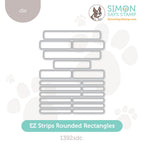 Simon Says Stamp EZ Strips Rounded Rectangles Wafer Dies 1392sdc Sugar And Spice