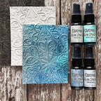 Tim Holtz Distress Phantom Mist Mica Stain Ranger Holiday Embossing Cards | color-code:ALT04