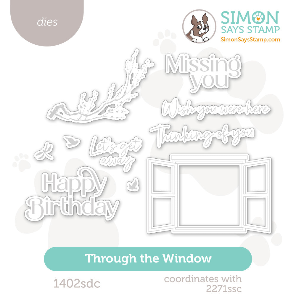 Simon Says Stamp Through The Window Wafer Dies 1402sdc