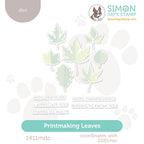 Simon Says Stamp Printmaking Leaves Wafer Dies 1411mdc Sugar and Spice