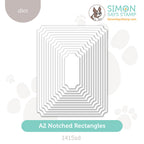 Simon Says Stamp A2 Notched Rectangles Wafer Dies 1415sd Always There