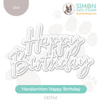 Simon Says Stamp Handwritten Happy Birthday Wafer Dies 1417sd STAMPtember