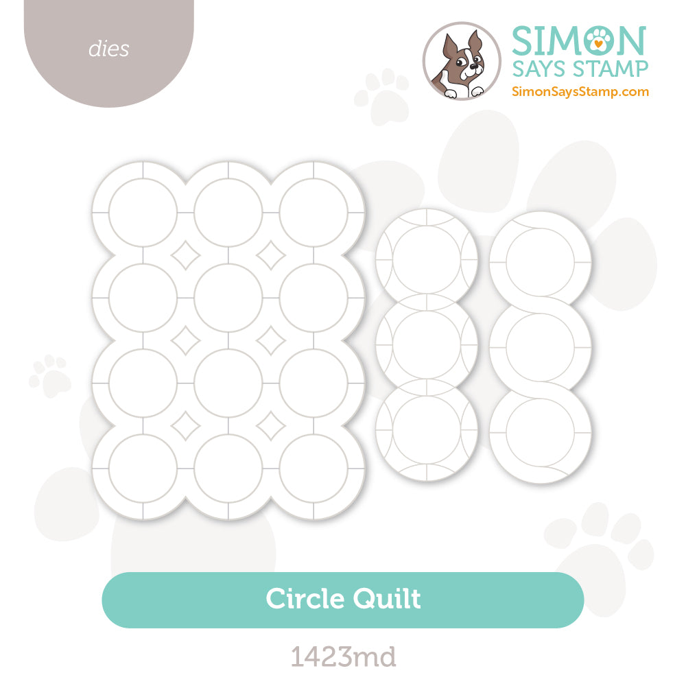 Simon Says Stamp Circle Quilt Wafer Dies 1423md STAMPtember