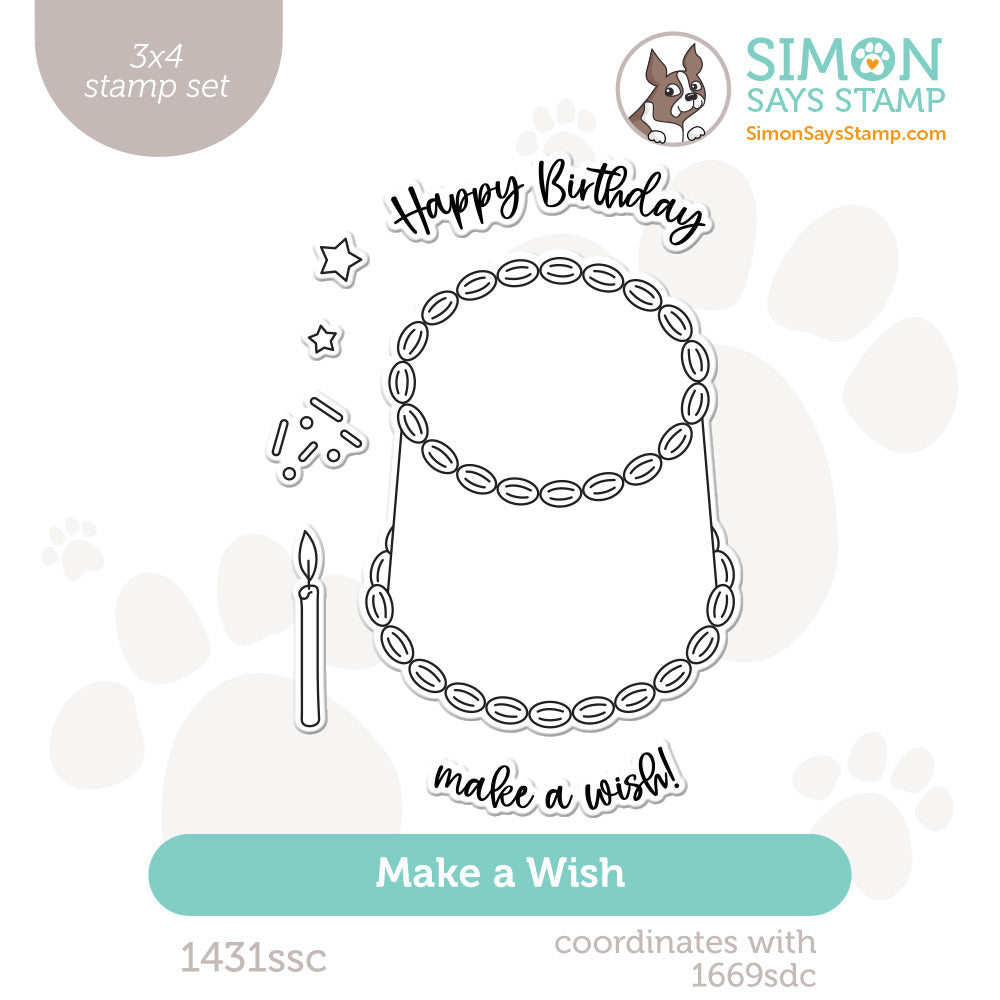 Simon Says Clear Stamps Make A Wish 1431ssc