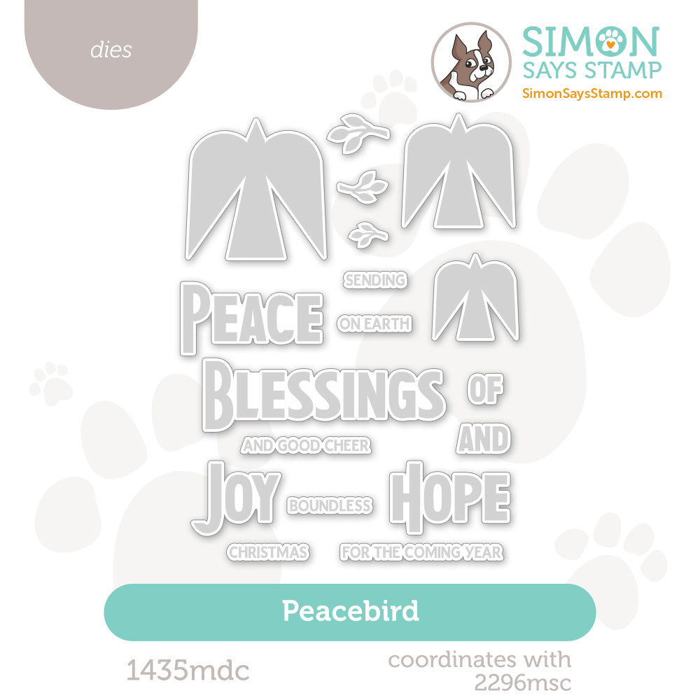 Simon Says Stamp Peacebird Wafer Dies 1435mdc And Everything Nice