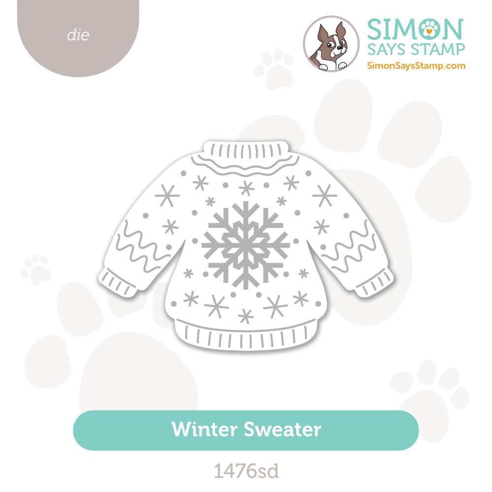 Simon Says Stamp Winter Sweater Wafer Die 1476sd
