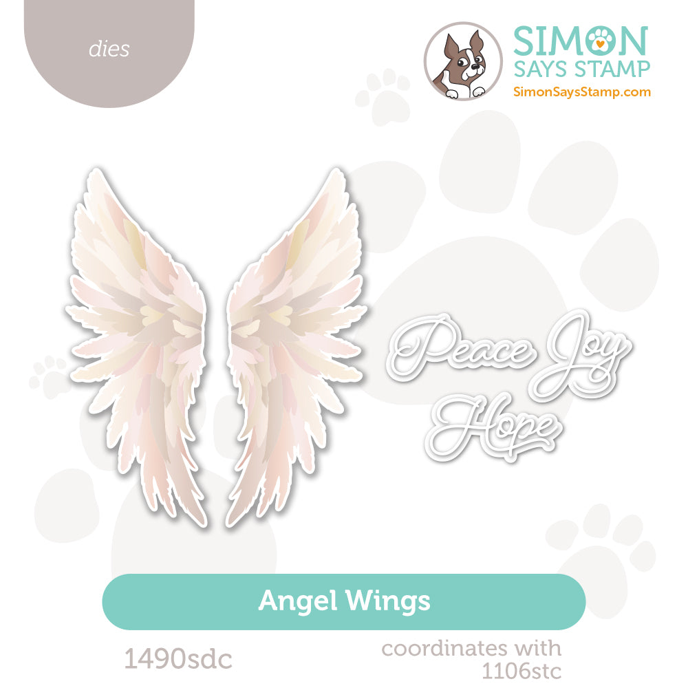 Simon Says Stamp Angel Wings Wafer Dies 1490sdc And Everything Nice