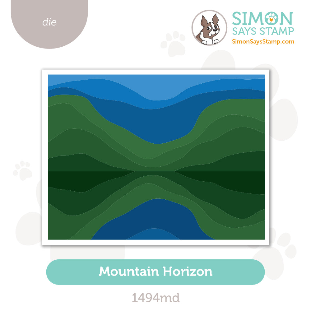 Simon Says Stamp Mountain Horizon Wafer Dies 1494md DieCember