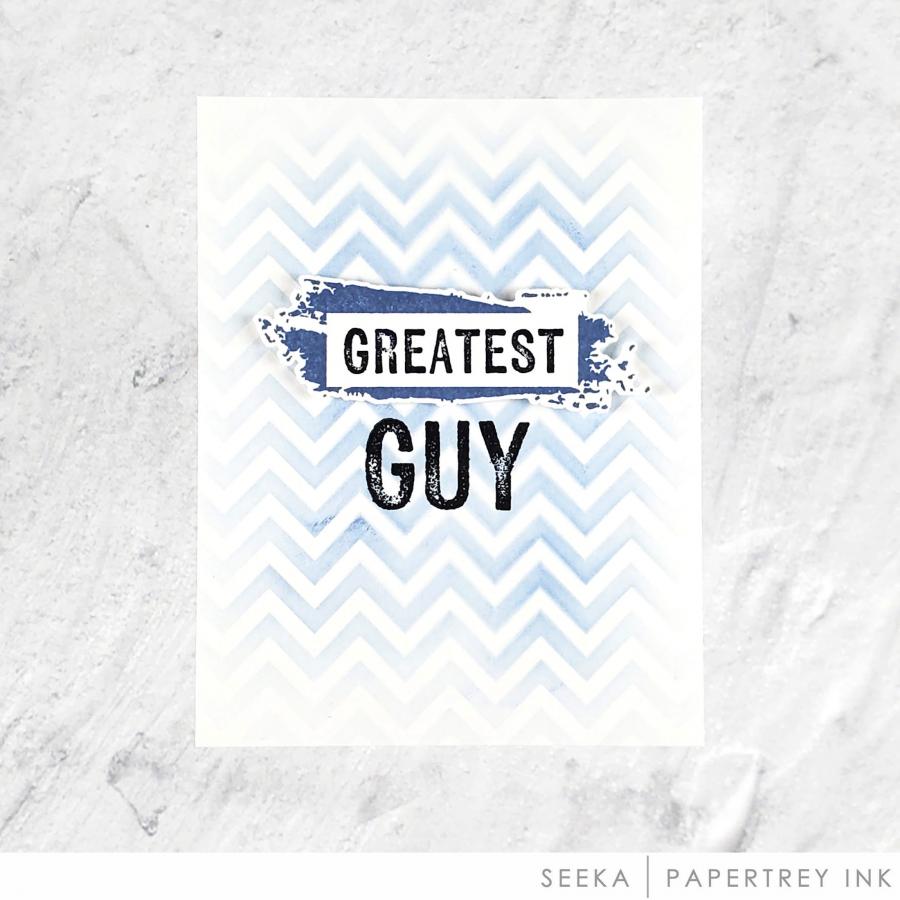 Papertrey Ink A Little Rugged Clear Stamps 1498 greatest guy