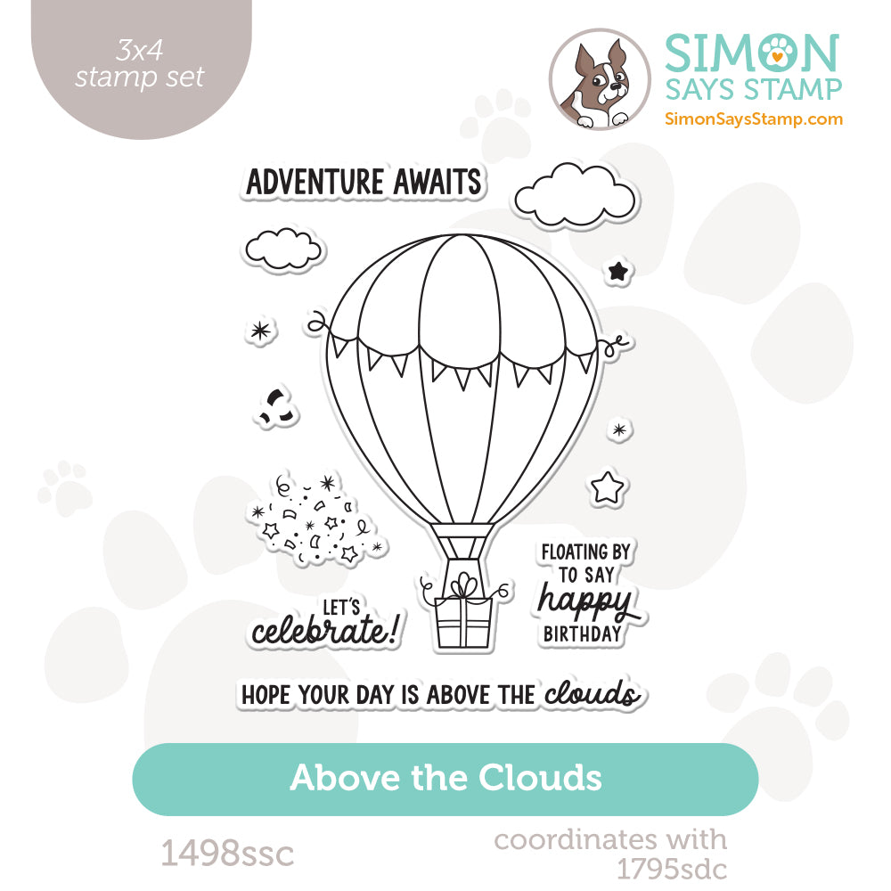 Simon Says Clear Stamps Above The Clouds 1498ssc