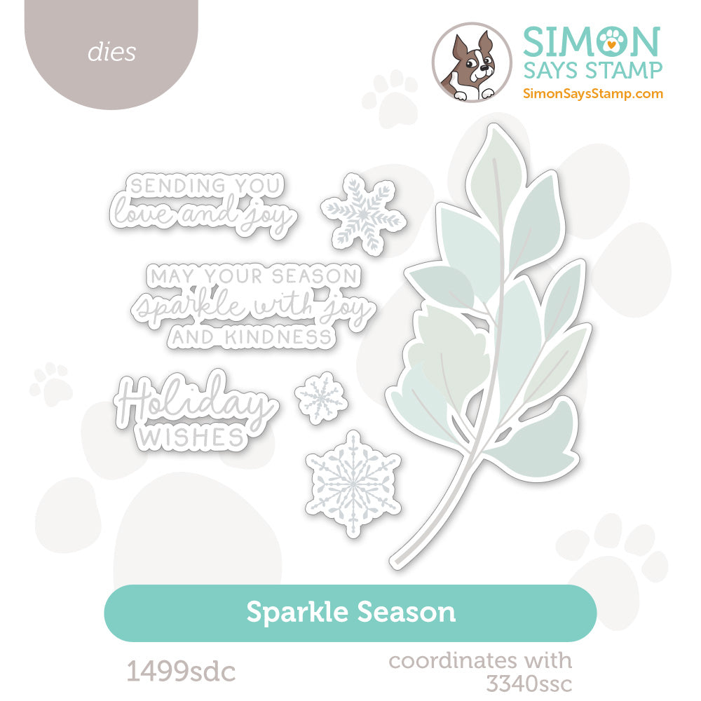 Simon Says Stamp Sparkle Season Wafer Dies 1499sdc