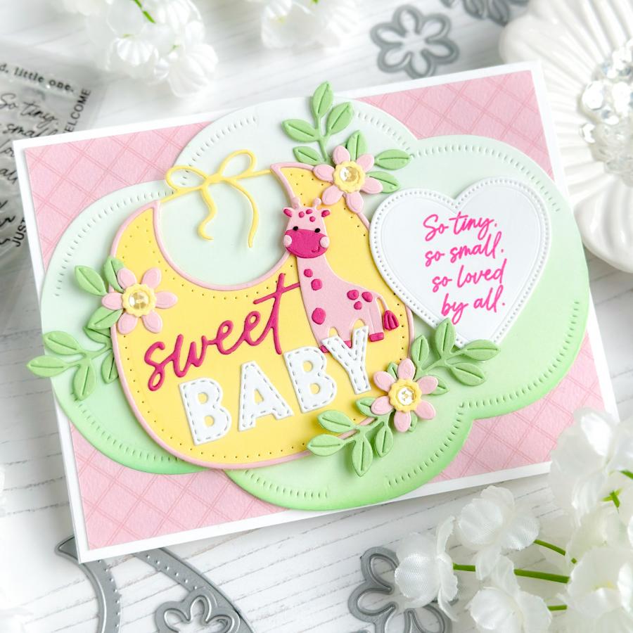 Papertrey Ink Just Sentiments Welcome Clear Stamps 1504 sweet baby