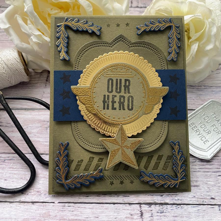 Papertrey Ink Our Heroes Clear Stamps 1509 our hero