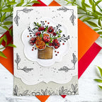Papertrey Ink Vase Collection 18 Clear Stamps 1510 blooms