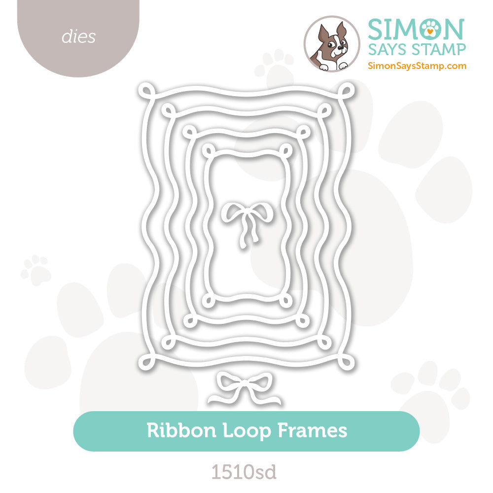 Simon Says Stamp Ribbon Loop Frames Wafer Dies 1510sd Beautiful Moments