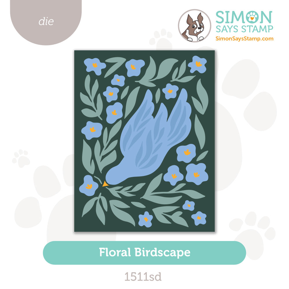 Simon Says Stamp Floral Birdscape Wafer Dies 1511sd In My Heart