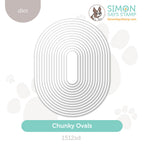 Simon Says Stamp Chunky Ovals Wafer Dies 1512sd Every Happiness