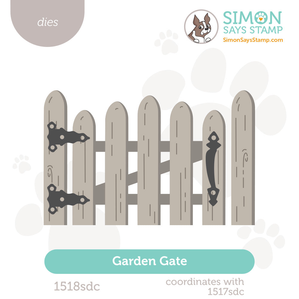 Simon Says Stamp Garden Gate Wafer Dies 1518sdc In My Heart