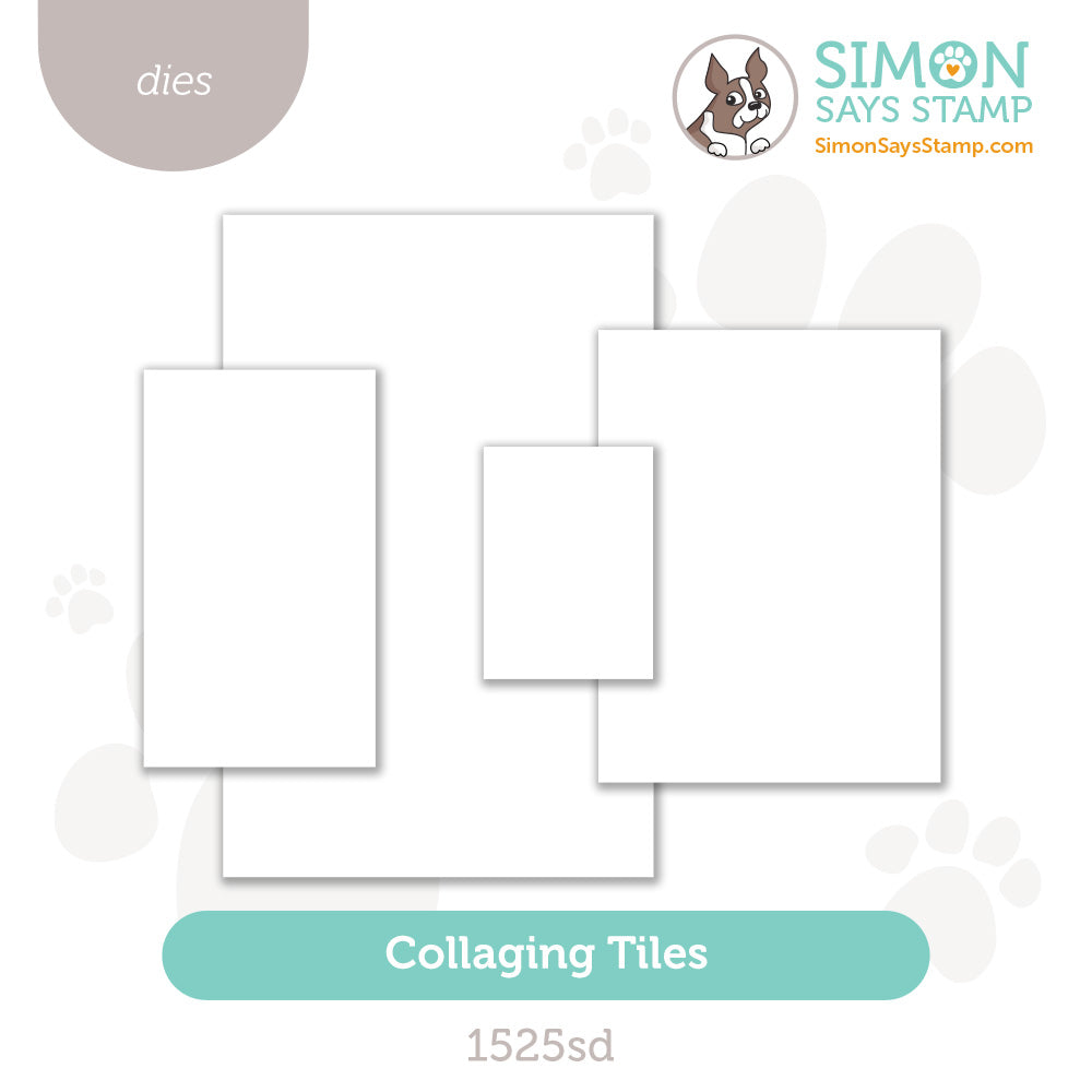 Simon Says Stamp Collaging Tiles Wafer Dies 1525sd