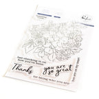 PinkFresh Studio Handpicked Flowers Clear Stamp Set 152822