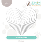 Simon Says Stamp Basic Hearts Wafer Dies 1541sd Heart to Heart