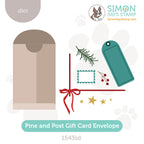 Simon Says Stamp Pine and Post Gift Card Envelope Wafer Dies 1543sd