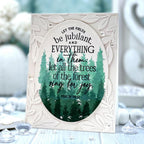 Papertrey Ink Psalm Reflections October Dies pti-0708 pine trees