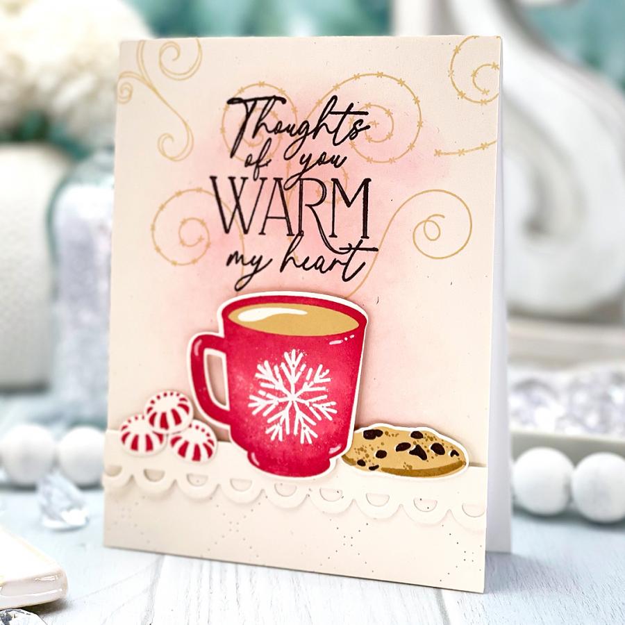 Papertrey Ink Winter Greetings Clear Stamps 1549 peppermints