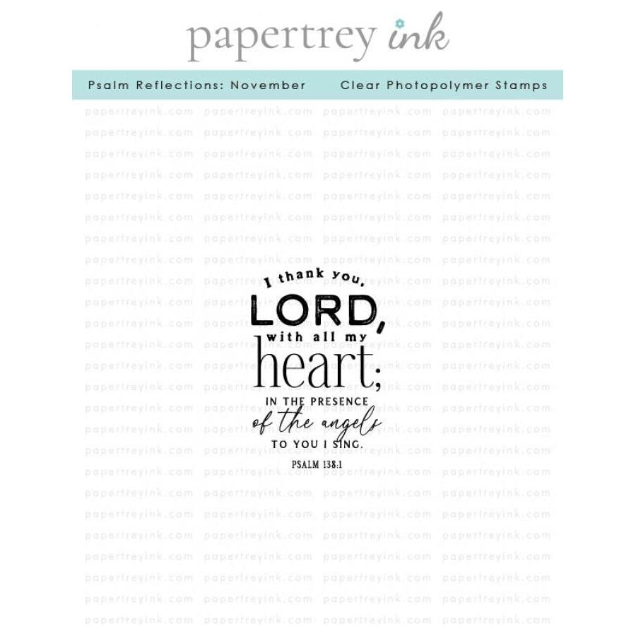 Papertrey Ink Psalm Reflections November Clear Stamps 1550